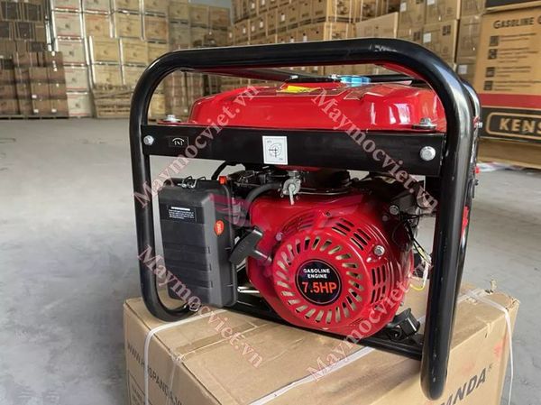 Máy Phát Điện 5Kw Chạy Xăng Kensi 6500E Đề Nổ