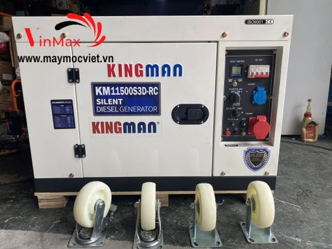 Máy Phát Điện Chạy Dầu Kingman 8kw 1-3 Pha KM1150S3D-RC