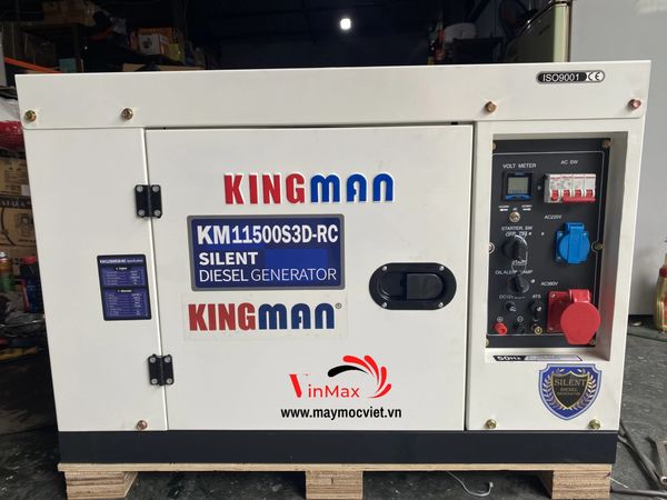 Máy Phát Điện Chạy Dầu Kingman 8kw 1-3 Pha KM1150S3D-RC