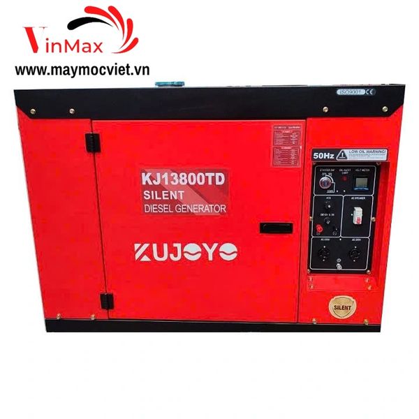 Máy Phát Điện Chạy Dầu 9kW Kujoyo KJ13800TD Đề Nổ