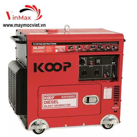 Máy Phát Điện Chạy Dầu 6Kw Koop KDF8500Q
