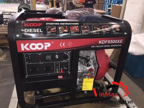 Máy Phát Điện Chạy Dầu 6Kw Koop KDF8500XE