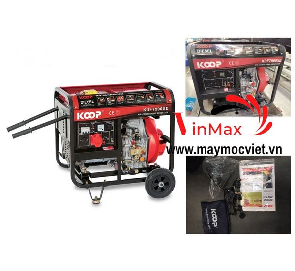 Máy Phát Điện Chạy Dầu 5Kw Koop KDF7500XE