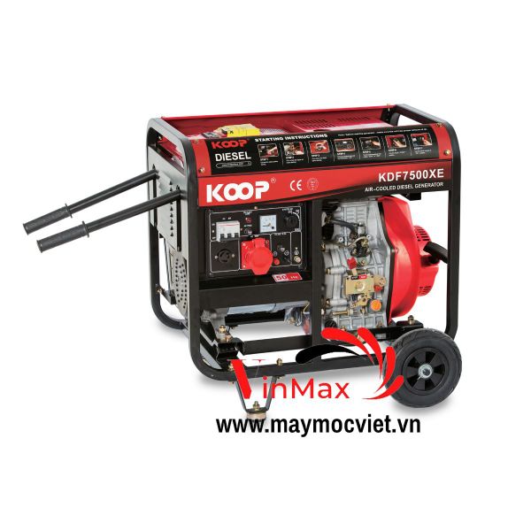 Máy Phát Điện Chạy Dầu 5Kw Koop KDF7500XE
