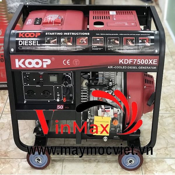 Máy Phát Điện Chạy Dầu 5Kw Koop KDF7500XE