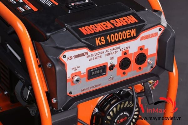 Máy Phát Điện Chạy Xăng Koshen Safan KS-10000EW (Max 2.8KW) Có Đề