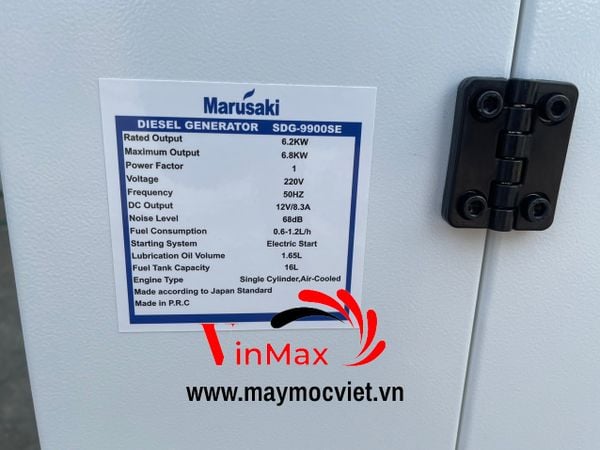 Máy Phát Điện Chạy Dầu 6.8KW Marusaki SDG-9900SE