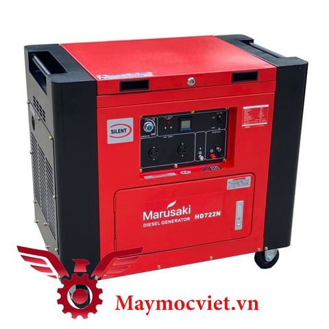 Máy Phát Điện Chạy Dầu 6.5KVA Marusaki HD722N
