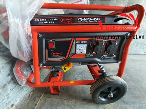Máy Phát Điện 3Kw Chạy Xăng Vinafarm VN-MPD-4500