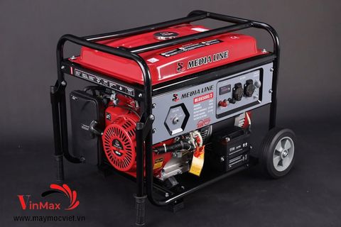 Máy Phát Điện Chạy Xăng 6Kw Media Line MLG6500E/2 Đề
