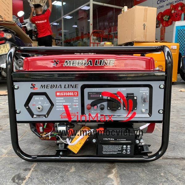 Máy phát điện Media Line MLG3500E/2 đề nổ công suất 3kw