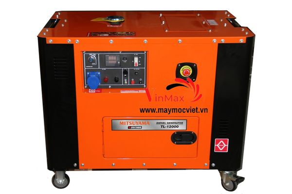 Máy Phát Điện Chạy Dầu 10Kw Mitsuyama TL 12000