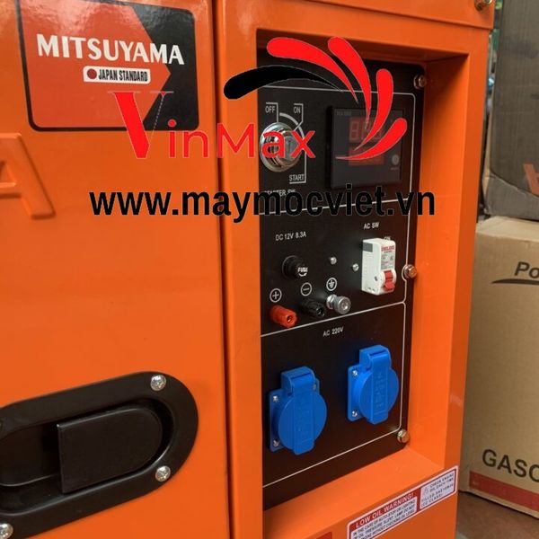 Máy Phát Điện Chạy Dầu 10Kw Mitsuyama TL 12000