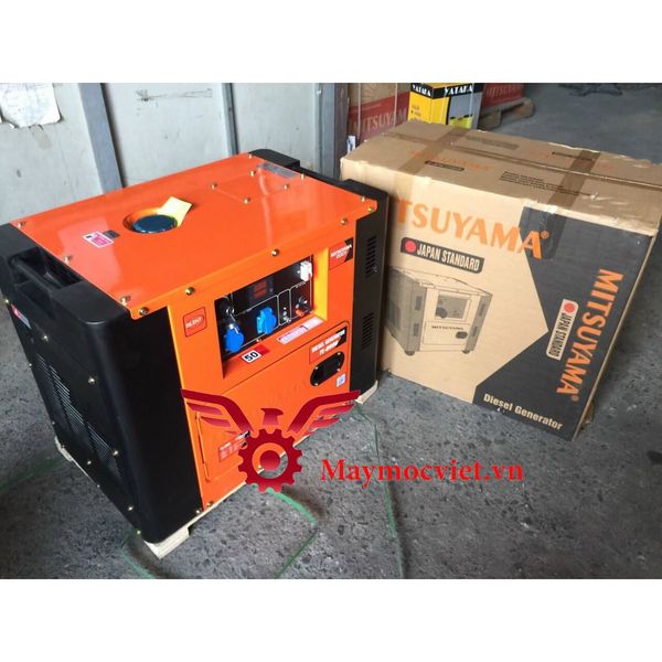 Máy Phát Điện Chạy Dầu 5Kw Mitsuyama TL6900