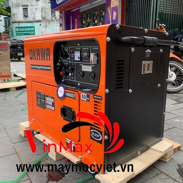 Máy Phát Điện Chạy Dầu 5Kw OKAWA 8800ST