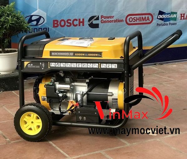 Máy Phát Điện Chạy Xăng 7.0KVA Rato R8200ELW Đề