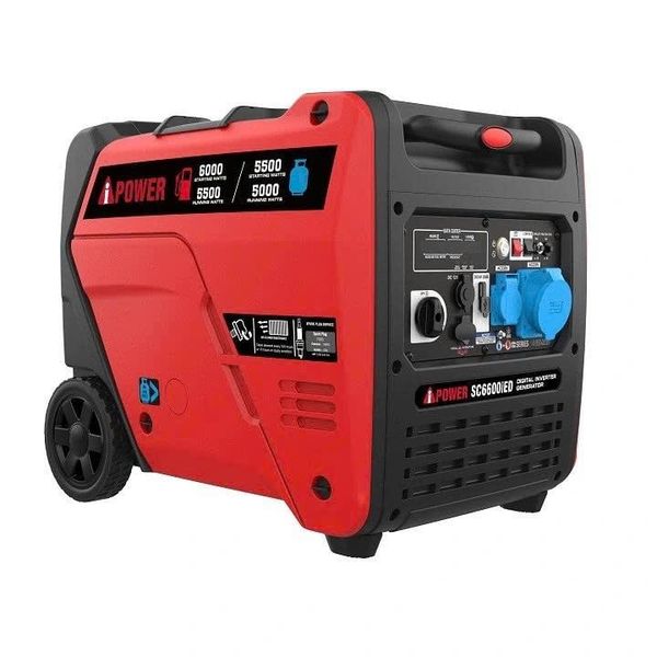 Máy Phát Điện Chạy Xăng Ipower 5Kw SC6600iED Inverter Có Đề Siêu Cách Âm