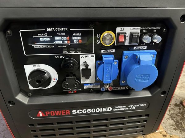 Máy Phát Điện Chạy Xăng Ipower 5Kw SC6600iED Inverter Có Đề Siêu Cách Âm