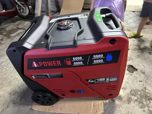 Máy Phát Điện Chạy Xăng Ipower 5Kw SC6600iED Inverter Có Đề Siêu Cách Âm