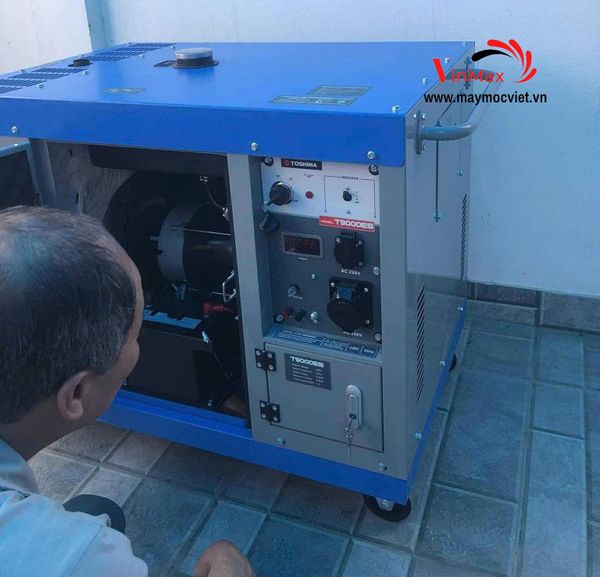 Máy Phát Điện chạy dầu 6kW Toshima T7500DE