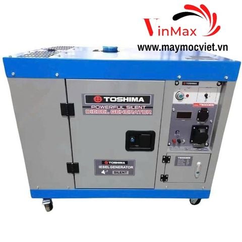 Máy Phát Điện chạy dầu 6kW Toshima T7500DE