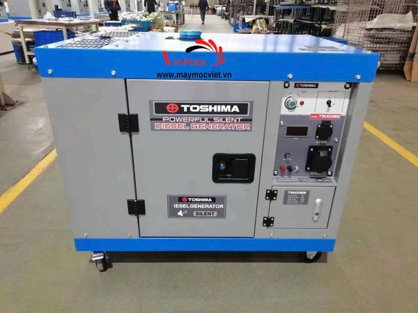 Máy Phát Điện chạy dầu 6kW Toshima T7500DE