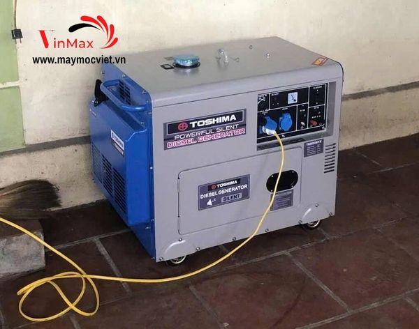 Máy Phát Điện 5Kw Chạy Dầu Toshima T6500DE