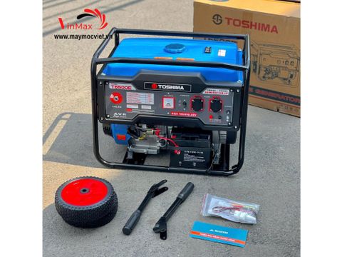 Máy phát điện chạy xăng Toshima T6500E