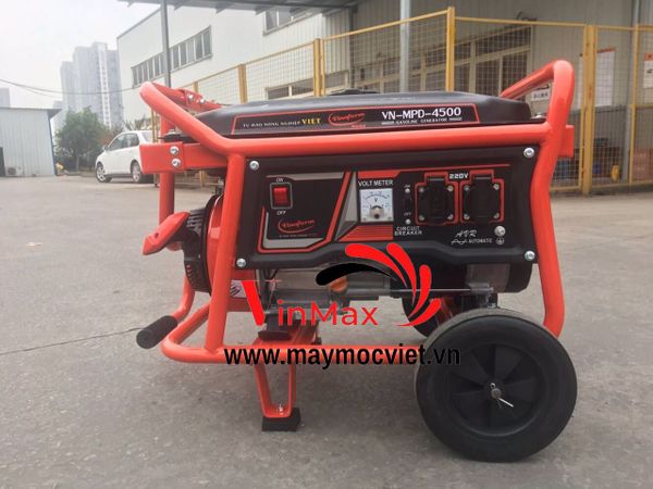 Máy Phát Điện 3Kw Chạy Xăng Vinafarm VN-MPD-4500