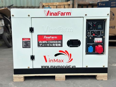 Máy phát điện chạy dầu 5.5kW Vinafarm VN-MPD-11500S3D-RC