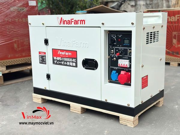 Máy phát điện chạy dầu 5.5kW Vinafarm VN-MPD-11500S3D-RC