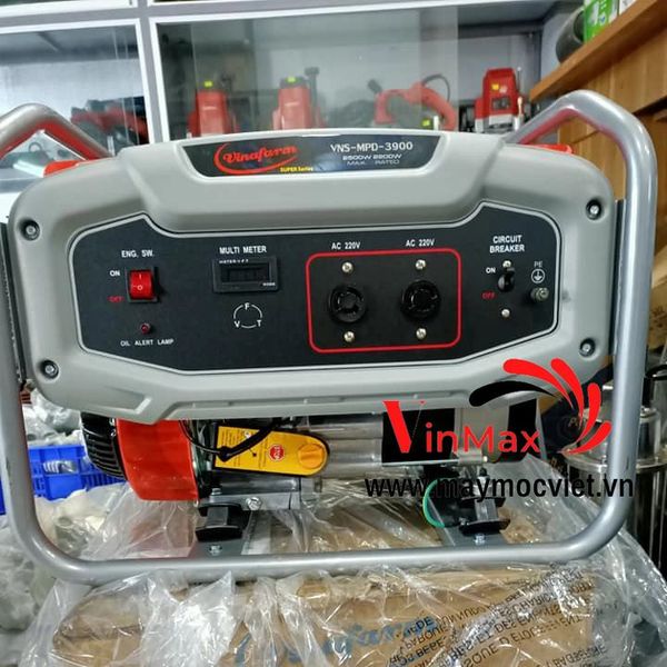 Máy Phát Điện 2Kw Chạy Xăng Vinafarm VNS-MPD-3900