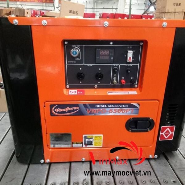 Máy Phát Điện 5Kw Chạy Dầu Vinafarm VNPD-6500P1