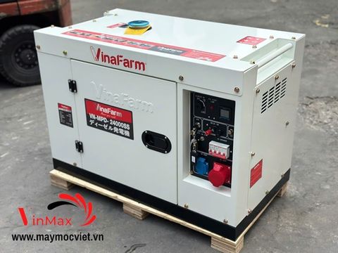 Máy Phát Điện Chạy Dầu 7Kw Vinafarm VNMPD24000SS