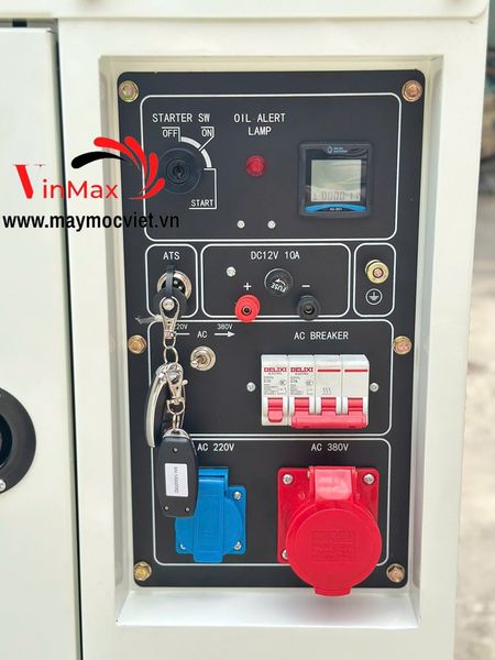 Máy Phát Điện Chạy Dầu 7Kw Vinafarm VNMPD24000SS