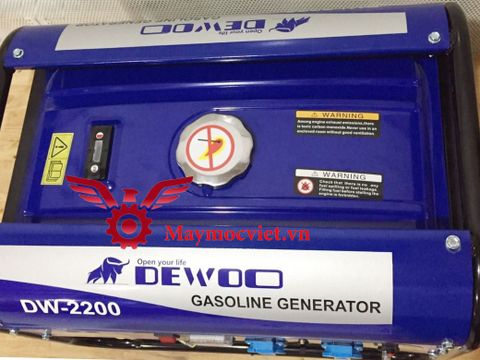 Máy phát điện chạy xăng 2.2KVA Dewoo DW-2200