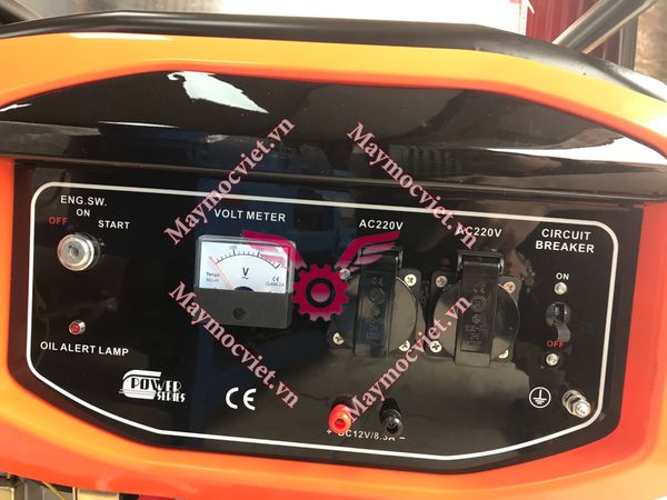 Máy phát điện chạy xăng 5KW Huspanda H6600 giật nổ