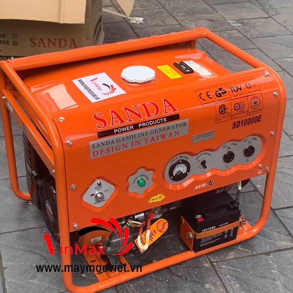 Máy phát điện xăng 8kw Sanda SD10000E - 220V có đề
