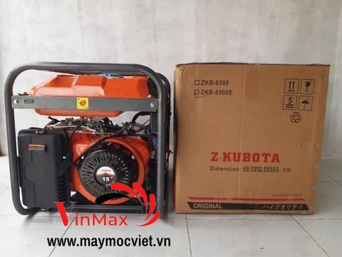 Máy Phát Điện Chạy Xăng 5kw đề nổ Z-KUBOTA ZKB6500E