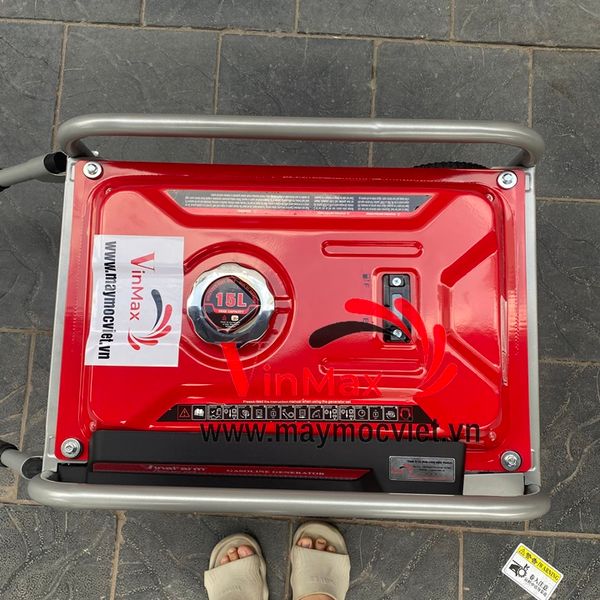 Máy Phát Điện Chạy Xăng 3kw Vinafarm VN-MPD-4500D Đề