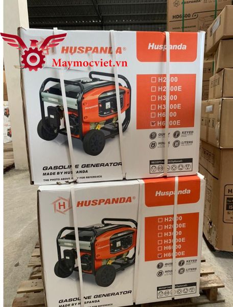Máy phát điện chạy xăng 5KW Huspanda H6600 giật nổ