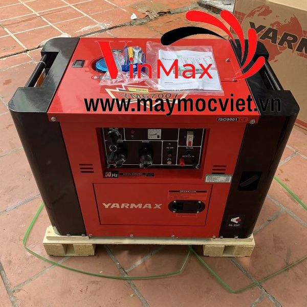 Máy Phát Điện Chạy Dầu 5Kw Yarmax YM6700T Siêu Cách Âm