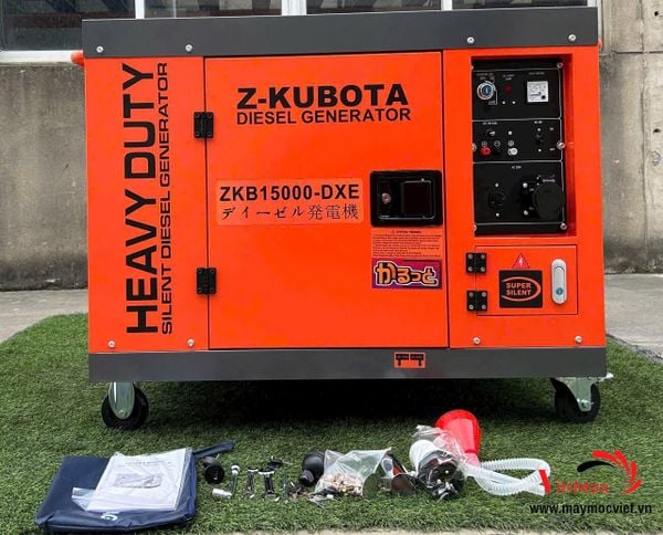 Máy phát điện chạy dầu Z-Kubota ZKB15000DXE