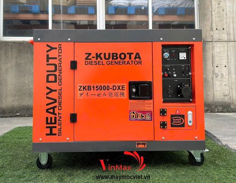 Máy phát điện chạy dầu Z-Kubota ZKB15000DXE