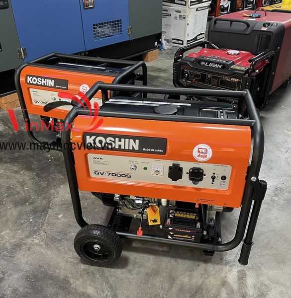 Máy phát điện xăng Nhật Bản Koshin GV-7000S (5.5KVA)