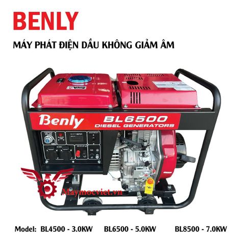 Máy phát điện chạy dầu 5Kw Benky BL6500 đề nổ