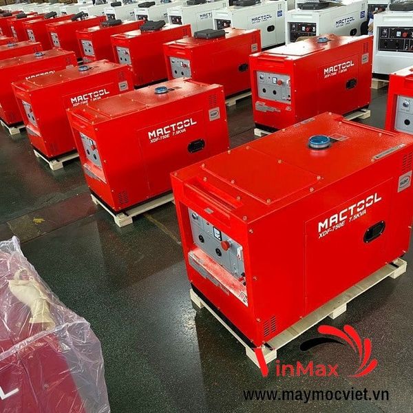 Máy Phát Điện Chạy Dầu Mactool 6Kw XDF-750E
