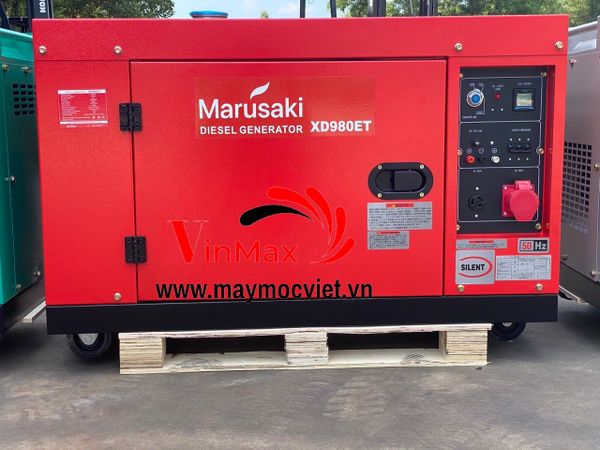 Máy Phát Điện Chạy Dầu 8KVA Marusaki XD980E