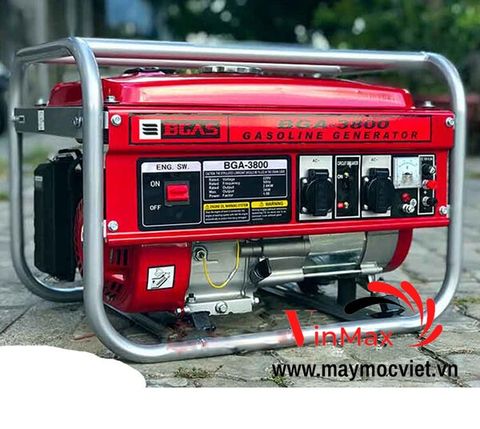 Máy phát điện chạy xăng Bgas BGA3800