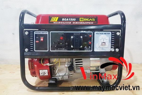 Máy phát điện chạy xăng Bgas BGA1500